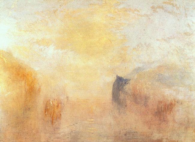 Joseph Mallord William Turner Sunrise Between Two Headlands china oil painting image